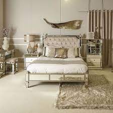 Pin By God Sprecious Swinson On Expensive Taste Bed Frame And Headboard King Size Bed Frame Mirrored Bedroom Furniture
