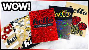 You'll be cranking out some awesome birthday cards in no time. 5 Easy Cardmaking Techniques That Bring A Wow Factor To Any Paper Craft Youtube