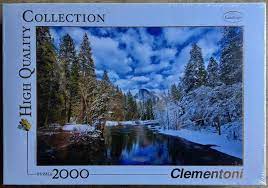 It is titled national parks of the united states. 2000 Clementoni Winter Reflection Yosemite Rare Puzzles Yosemite Yosemite National Yosemite National Park