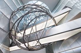 Deutsche Bank Steel Sphere In Frankfurt Idesignarch Interior Design Architecture Amp Interior Decorating Emag Architecture Architect Installation Design