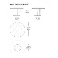 They are made usually of oak, and one of the earliest, at penshurst place in kent, has a typical thick top of joined planks supported on three separate trestles. Misuraemme Ala Round Table Modern Furniture For Your Living