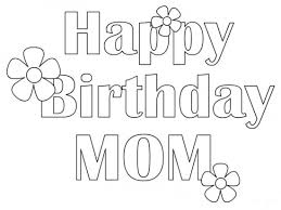 Keep your kids busy doing something fun and creative by printing out free coloring pages. Happy Birthday Mom Coloring Pages Activity Shelter