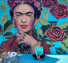 Wonderful mural of Frida Kahlo