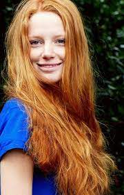Girl In Flames Blonde Eyebrows Shades Of Red Hair Natural Red Hair