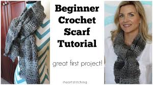 This double crochet v stitch scarf crochet pattern is an easy, beginner friendly project that works up faster than you'd think! Beginner Crochet Scarf Tutorial Great First Project Youtube