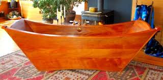 wooden bathtubs  insteading