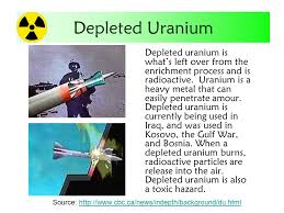 Nbecause du is depleted uranium, energy levels are very small…weakly radioactive Nuclear Energy Objective This Presentation Focuses On The Entire Nuclear Fuel Cycle It Is Designed To Explain The Negative Effects Caused By The Use Ppt Download