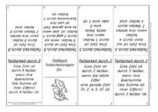 Faltbuch Teilbarkeitsregeln Faltbucher Mathe Klasse 4 Grundschulmaterial De