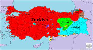 The largest city of republic of turkey is istanbul with a population of 15,067,724. Ethnolinguistic Map Of Turkey Mapporn