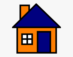 Download Orange And Blue House Svg Clip Arts Simple House Clipart Hd Png Download Transparent Png Image Pngitem