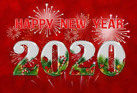 Happy New Year 2020 Red Background Reflexiones De Navidad Tarjetas Para Ano Nuevo Feliz Ano Nuevo