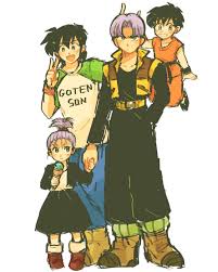 Trunks Goten Bulla And Pan Anime Dragon Ball Dragon Ball Art Dragon Ball Gt