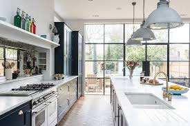 london kitchen window shelf traditional