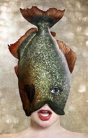 Dream Imagination Surrealism Surreal Photography By Sonja Hesslow Lady With Fish Head Surrealism Photography Art Fish Art