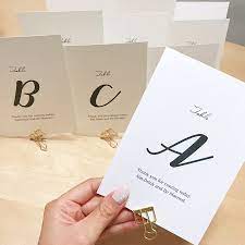 100円 ダイソーのゴールドクリップ リーンクリップ をテーブルナンバー立てに使うのが人気 marry マリー 結婚式 席次表 手作り テーブルナンバー 席次表 手作り