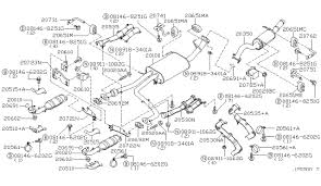 2005 honda accord exhaust system diagram new honda 5 6. Exhaust Tube Muffler 2001 Nissan Pathfinder