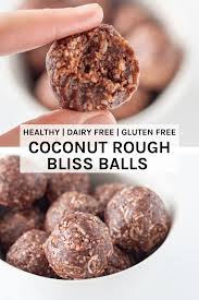 Coconut Rough Bliss Balls Recipe Food Processor Recipes Healthy Sweet Treats Healthy Sweets