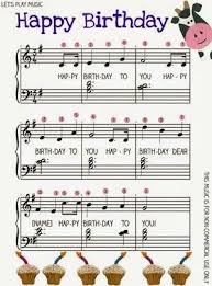 Beginner Piano Happy Birthday To You Keyboardlessons Piano Music Clarinet Sheet Music Easy Piano Sheet Music