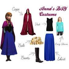 Homemade Anna Costume Google Search Frozen Halloween Costumes Anna Costume Anna Halloween Costume