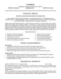 Aerospace & Airline Executive Resume