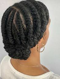 This simple twa style is great for anyone who does not have the time to style their hair in the morning but still need to look presentable. 30 Edgy Flat Twist Hairstyles You Need To Check Out In 2020
