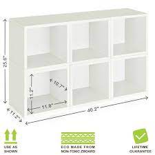 Modular Cubes Set Of 6 White Cube Storage Decor Cube Storage Diy Cube Storage
