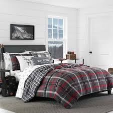 Comfy bedding luxurious plaid comforter set. Gray Willow Plaid Comforter Set Eddie Bauer Target