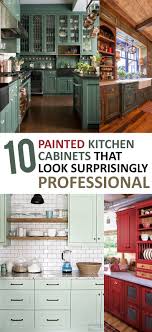 Whether it's through a vivid shade of paint or glazed treatment, our professional cabinet painters will ensure that your kitchen cabinet painting project is completed exactly to your. 11 Painted Kitchen Cabinets That Look Surprisingly Professional New Kitchen Cabinets Painting Kitchen Cabinets Kitchen Remodel