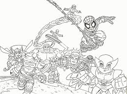 Coloring pages for toddlers, preschool and kindergarten. Free Printable Super Hero Squad Coloring Pages T14 Coloring Pages Organize