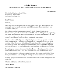 15 Amazing Hospitality And Food Service Cover Letter Examples