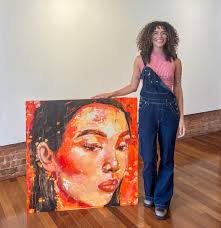 New work arriving for the Fleck Fine Art Exhibition. September 7th