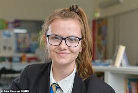 Girl, 16, finishes final GCSE exam having not called in sick in 2,280 days  of school