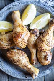 Arrange dollops of the remaining margarine around the chicken's exterior. Easy Baked Chicken Leg Drumsticks Chicken Leg Recipe The Kitchen Girl