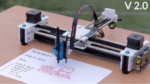 Eleksmaker Eleksdraw Xy Plotter Pen Drawing Writing Robot Drawing Machine How To Make A Homework Machine V2 0 For Students Cnc Router Projects Arduino Cnc Diy Cnc