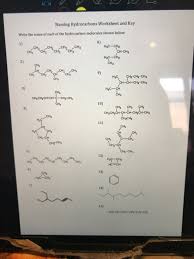 Posted on january 19, 2021january 21, 2021 by tya. Solved Eu Naming Hydrocarbons Worksheet And Key Write The Chegg Com