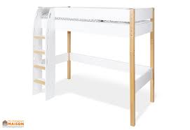 Lit Mezzanine Pour Enfant En Bois Ville 90 X 200 Cm Lit Mezzanine Enfant Lit Mezzanine Lit Transformable