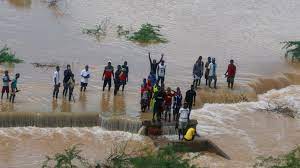 Many bridges severed by floods