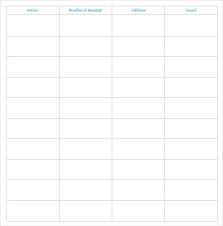Yeah, there are numerous aspects of wedding for making it perfect. Free 16 Wedding Guest List Templates In Pdf Ms Word Excel