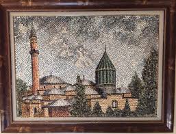 Nurcan Armagan Mevlana Turbesi Ve Semazenler Goruntuler Ile Mozaic Sanati Mozaik Fayans Tablolar