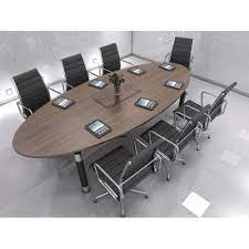 Maybe you would like to learn more about one of these? White Wooden Meeting Table And Chairs Set Size Approx 6 Feet Warranty 2 Year Id 14965414173