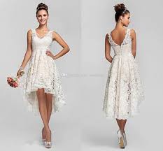 Hi Lo Lace Beach Wedding Dresses Gown Spaghetti 2014 Summber Short Front Long Back Bridal Short Lace Wedding Dress Wedding Dresses High Low Short Bridal Dress