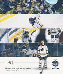 The first Viking hockey goal inside Midco Arena belongs to Luke Mobley‼️  #WeHoldThePen