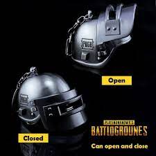 Game Playerunknown S Battlegrounds Keyring 3d Special Forces Level 3 Helmet Pubg Keychain Helmet Armor Helmet Keyrings