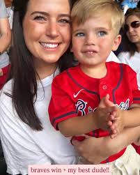 Braves' Austin Riley's wife Anna and their son Eason ❤️ 📸 via: Anna