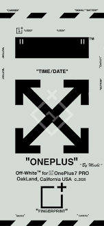 Wallpaper Off White C O Oneplus Latar Belakang Ilustrasi