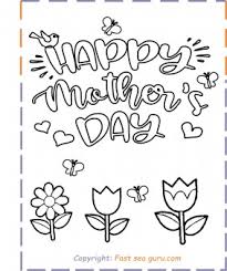 Happy mothers day coloring pages. Happy Mothers Day Coloring Page Free Kids Coloring Pages Printable