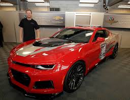 Chevy Mencs At Indianapolis Dale Earnhardt Jr Pace Car Unveil Transcript Dale Earnhardt Jr 2018 2018 Camaro Zl1 Camaro Zl1 Indianapolis Motor Speedway