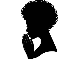 Black Queen Praying Woman Silhouette Afro Nubian Princess Etsy Black Woman Silhouette Woman Face Silhouette Silhouette People