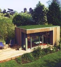 Gartenhaus Architecture Grass Roof Design Garden Studio