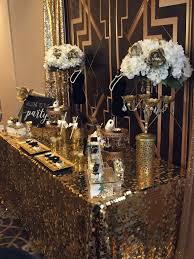 Great Gatsby Birthday Party Ideas Photo 2 Of 22 Gatsby Birthday Party Great Gatsby Party Decorations Gatsby Party Decorations